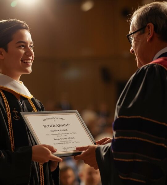 need picture about scholarship in picture show a student get a scholarship (1)