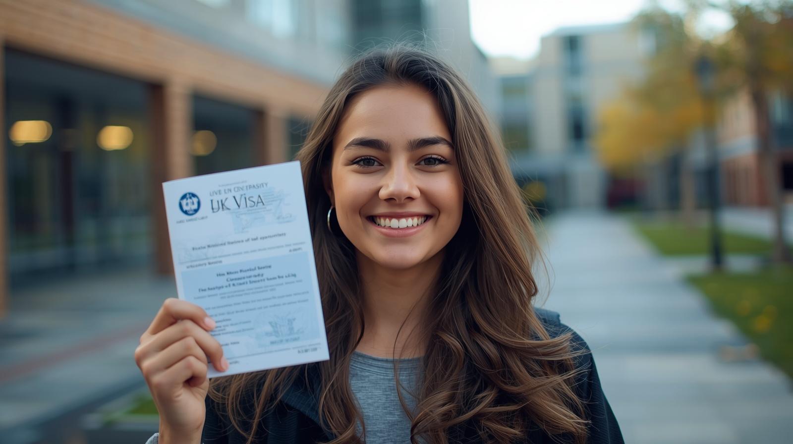 need picture about student visa in picture show astudent get a UK visa